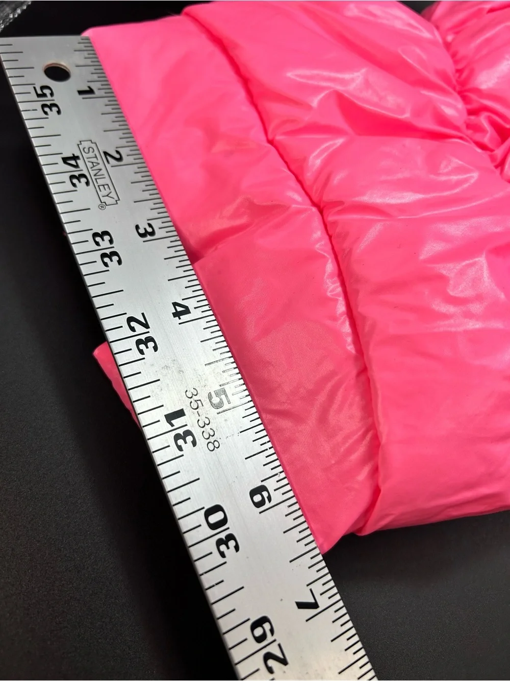 Plush Lined Pink Puffer Dog Coat